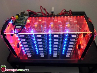 由32块树莓派构建的超级计算机