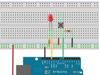 Arduino使用按键控制LED实验