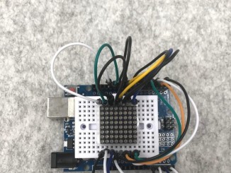 Arduino 8x8点阵屏的驱动