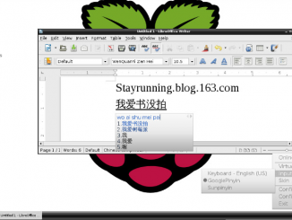 给树莓派安装中文输入法Fcitx及Google拼音输入法