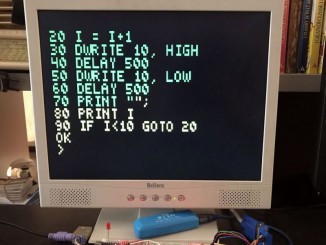 Arduino制作：支持Basic和VGA显示器的复古计算机