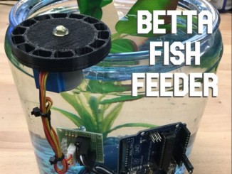 3D打印制造极简的自动喂鱼机