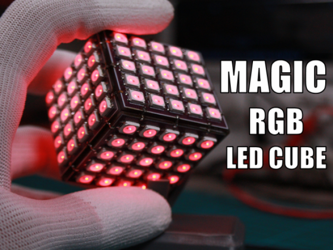 造一款多彩光魔方，基于树莓派 RP2040 MCU
